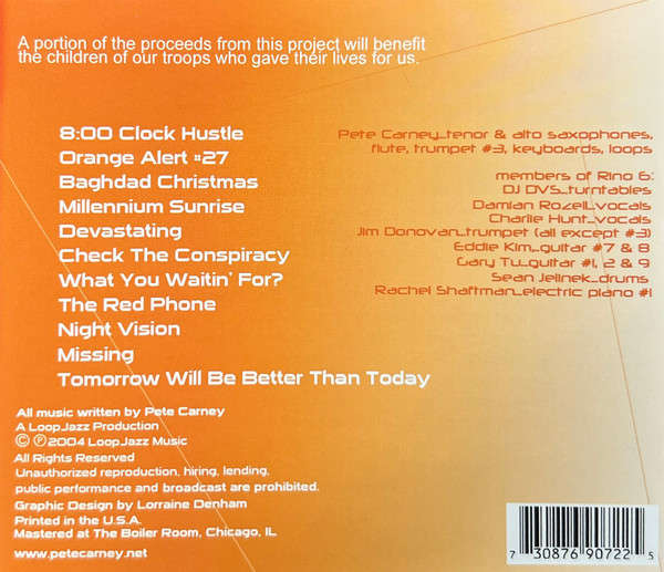 CD - Pete Carney - Orange Alert