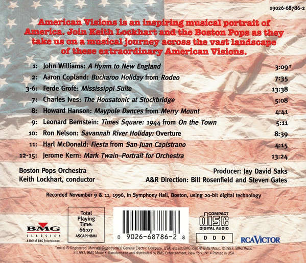 CD - Boston Pops Orchestra Keith Lockhart - American Visions