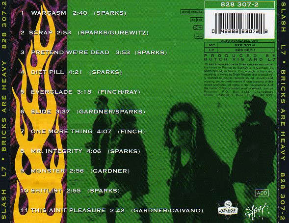 CD - L7  Bricks Are Heavy