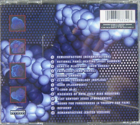CD - Fear Factory - Remanufacture (Cloning Technology)