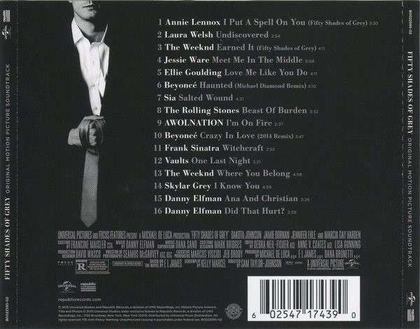 CD - Various - Fifty Shades Of Grey (Original Motion Picture Soundtrack)