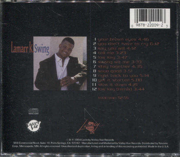 CD - Lamarr K. Swing - His Debut Album
