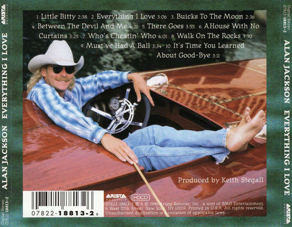 CD - Alan Jackson - Everything I love
