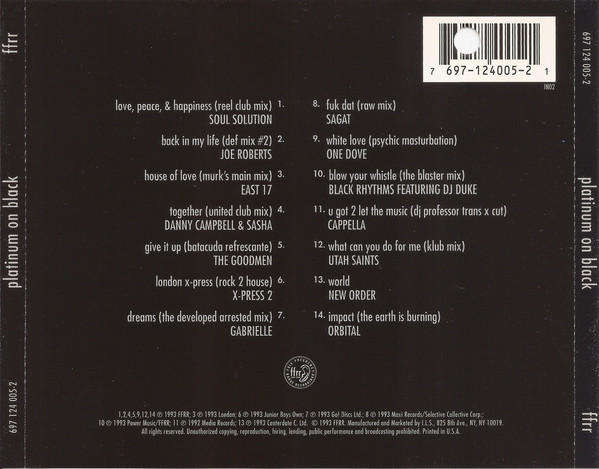 CD - David Morales - Platinum On Black