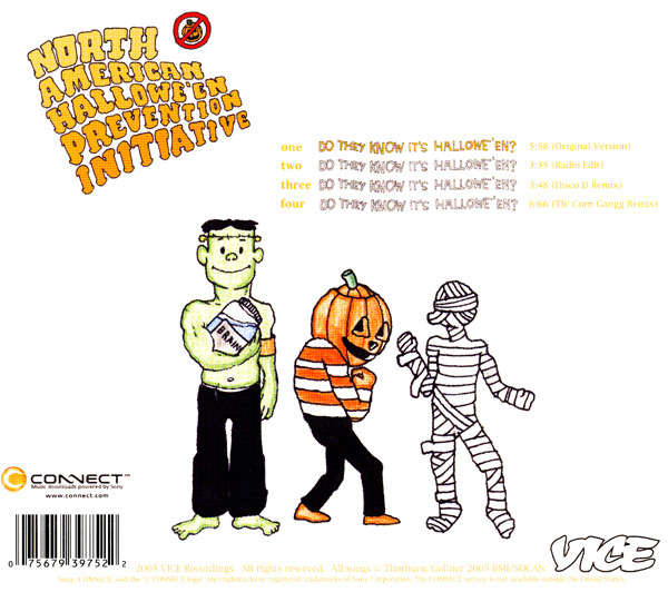 CD - North American Hallowe'en Prevention Initiative - Do They Know It's Hallowe'en? (Digipak)