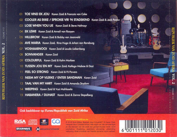 CD - Various - Republiek Van Zoid Afrika: Vol. 2