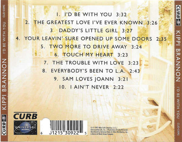 CD - Kippi Brannon - I'd Be With You