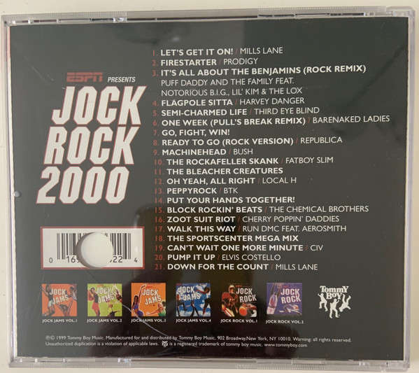 CD - Various - ESPN Presents Jock Rock 2000