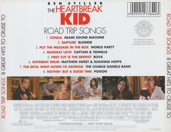 CD - Various - Road Trip Songs - 8 Great Hits To Cruise To