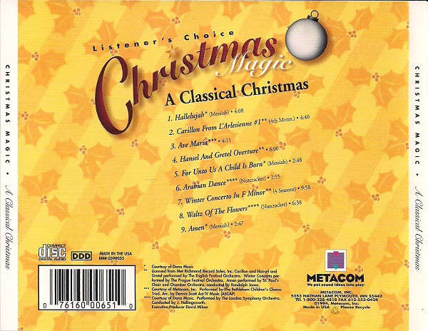 CD - Various - Christmas Magic: A Classical Christmas