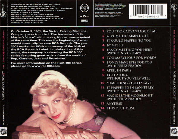 CD - Rosemary Clooney - The Classic Rosemary Clooney