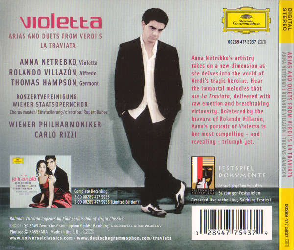 CD - ioletta Arias And Duets From Verdi's La Traviata (Digipak)