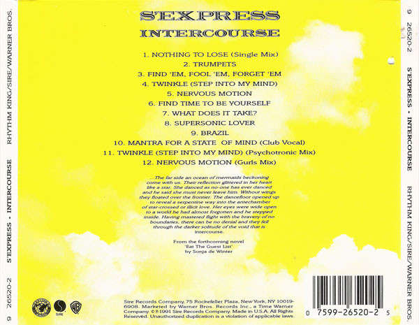 CD - S'Express - Intercourse