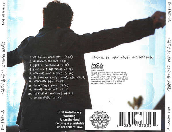 CD - Gary Allan - Living Hard