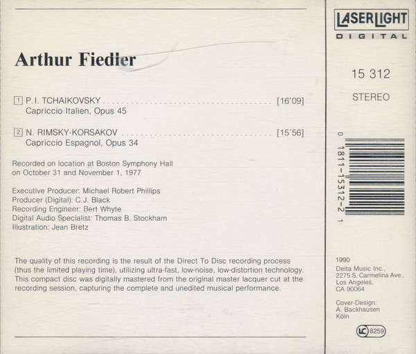 CD - Arthur Fiedler & The Boston Pops