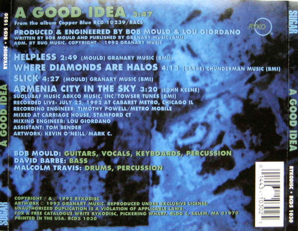 CD - Sugar - A Good Idea