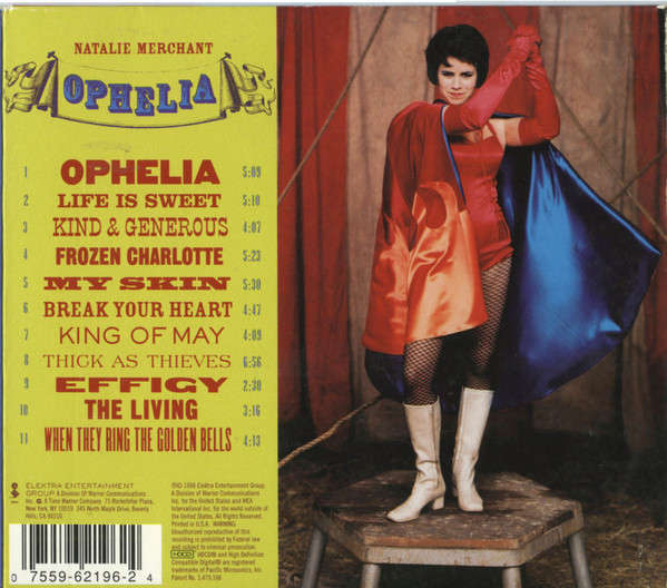 CD - Natalie Merchant - Ophelia (Tri-fold card-paper sleeve)
