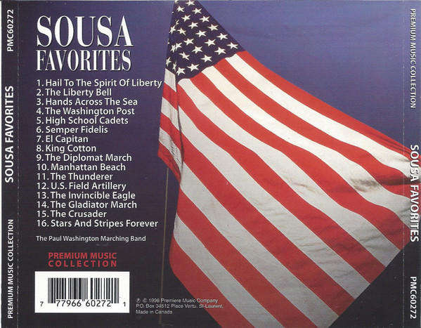 CD - The Paul Washington Marching Band - Sousa Favorites