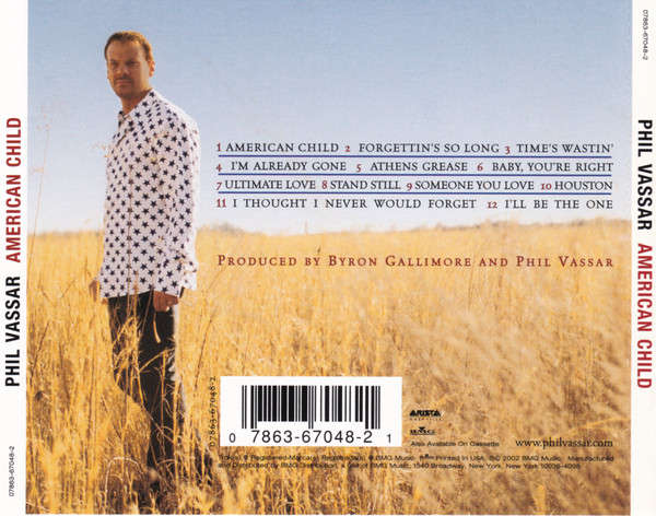CD - Phil Vassar - American Child