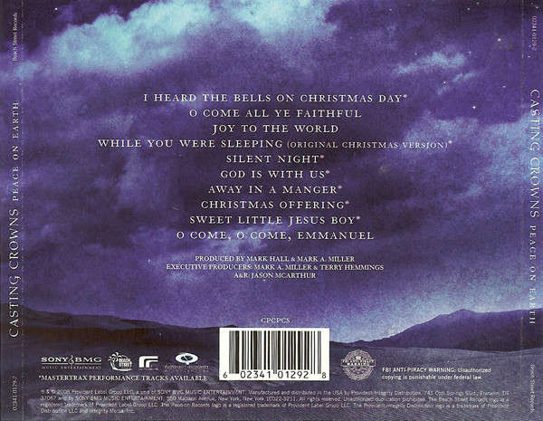CD - Casting Crowns - Peace On Earth