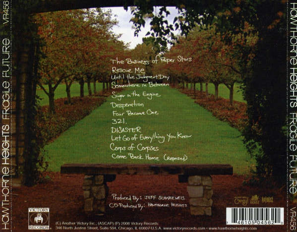 CD - Hawthorne Heights - Fragile Future