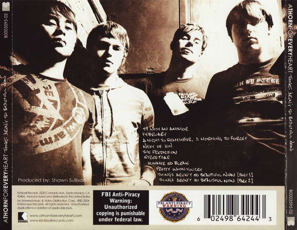 CD - A Thorn For Every Heart  Things Aren't So Beautiful Now