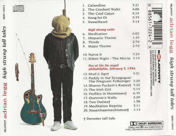 CD - Adrian Legg - High Strung Tall Tales