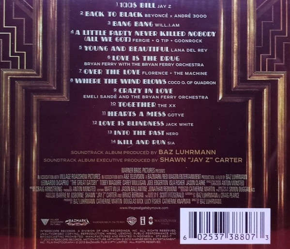 CD - Music From Baz Luhrmann's Film The Great Gatsby