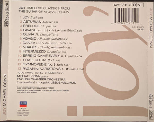 CD - Michael Conn - Joy