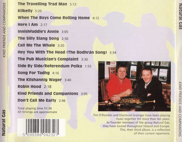 CD - Natural Gas - Kind Friends & Companions