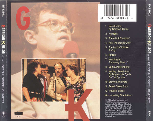 CD - Garrison Keillor & The Hopeful Gospel Quartet