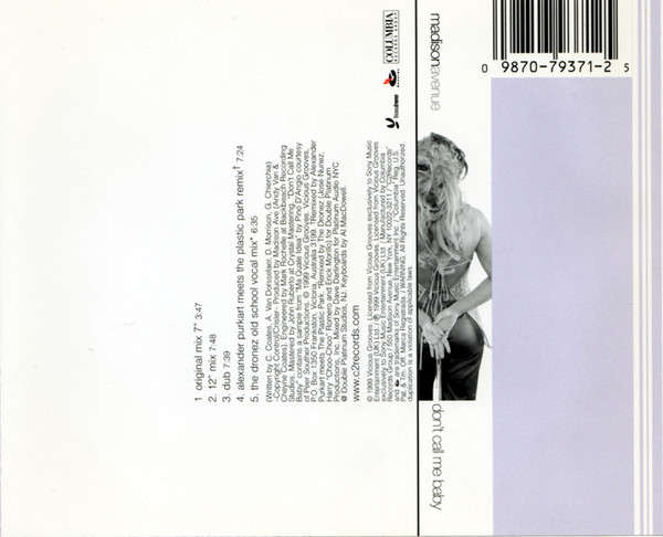 CD - Madison Avenue - Don't Call Me Baby (New Sealed)