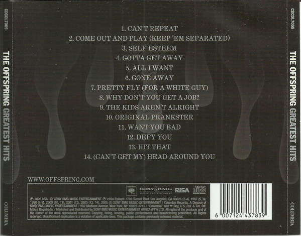 CD - The Offspring - Greatest Hits