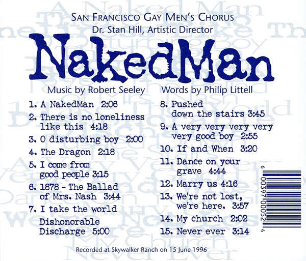 CD - San Francisco Gay Men's Chorus  Naked Man