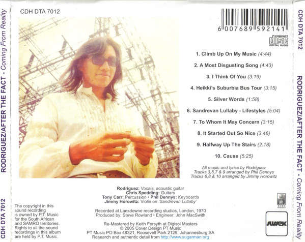 CD - Rodriguez - After The Fact - Coming From Reality