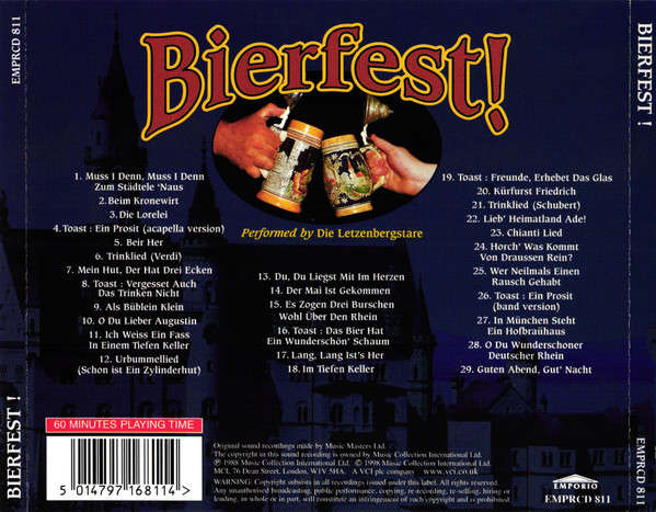 CD - Die Letzenbergstare - Bierfest!