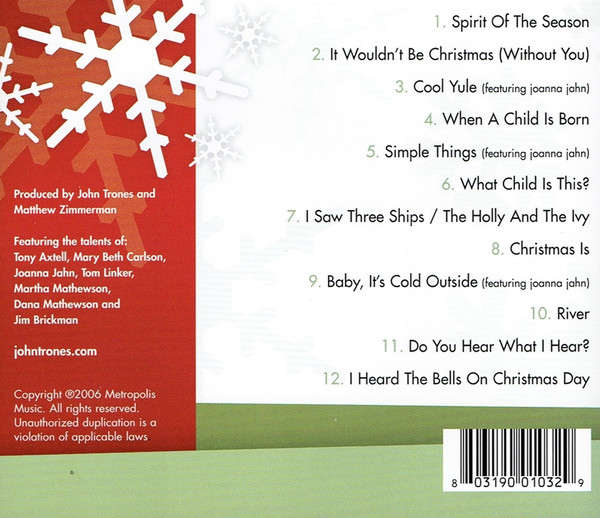 CD - John Trones - Joy