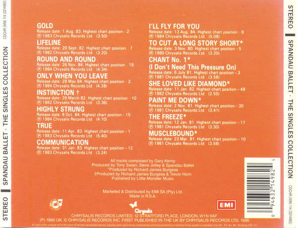 CD - Spandau Ballet - The Singles Collection