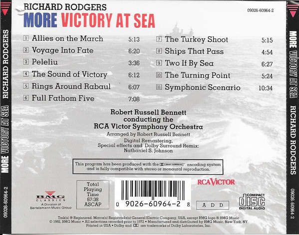 CD - Richard Rodgers - More Victory At Sea