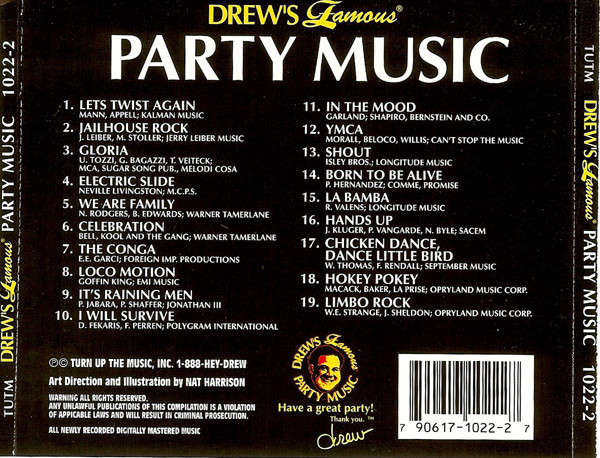 CD - Drew's Famous Party Music (New Sealed)