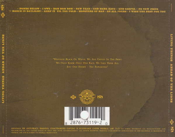 CD - Living Things - Ahead Of The Lions
