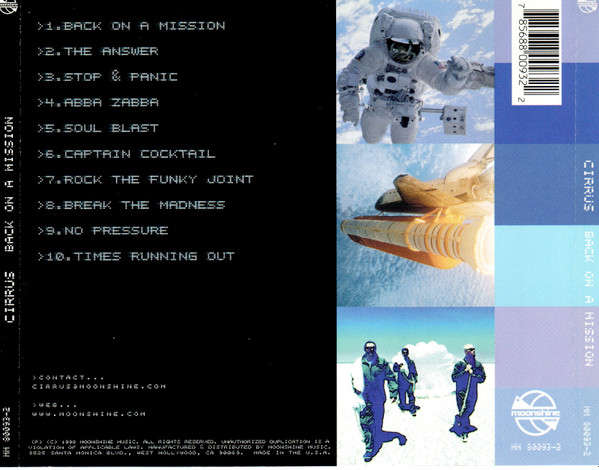 CD - Cirrus  Back On A Mission (New Sealed)