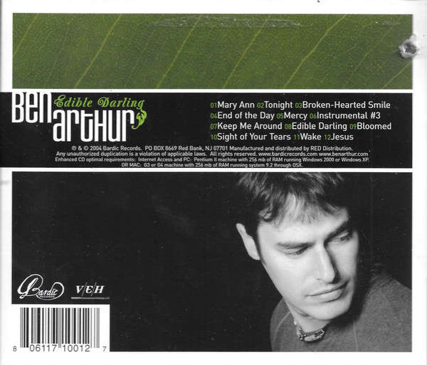 CD - Ben Arthur - Edible Darling (New Sealed)
