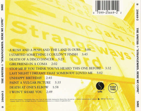 CD - The Smiths - Strangeways, Here We Come
