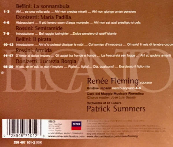 CD - Renée Fleming - Bel Canto