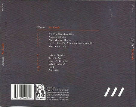 CD - Sharks - No Gods