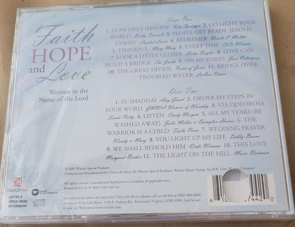 CD - Faith Hope And Love - Women In The Name Of The Lord (2cd)