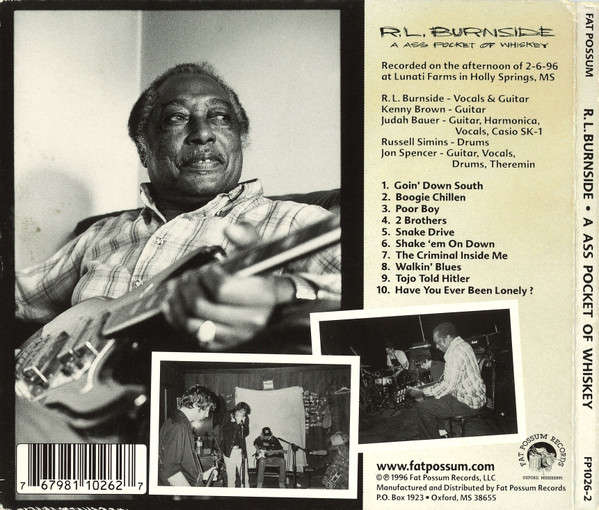 CD - R.L. Burnside - A Ass Pocket Of Whiskey (Digipak)