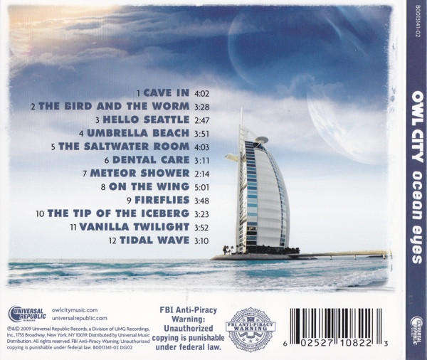 CD - Owl City  Ocean Eyes (Digipak)