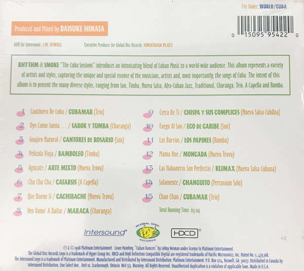 CD - Various - Rhythm & Smoke The Cuba Sessions (New Sealed)